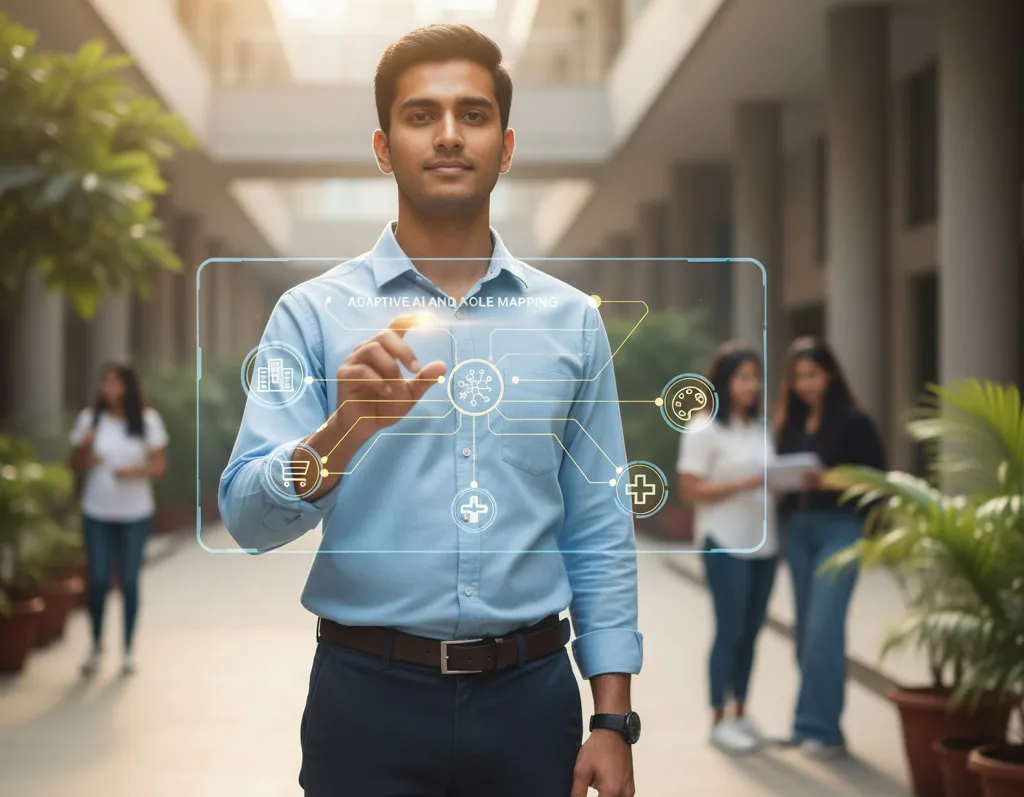 Student and parent smiling